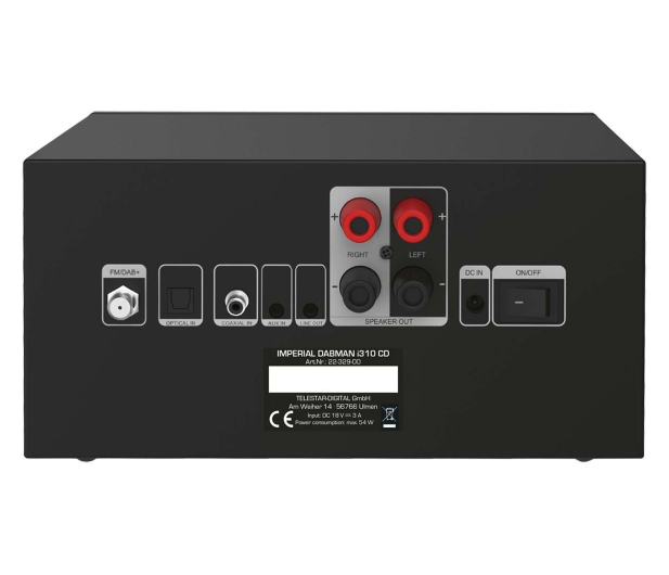 IMPERIAL Imperial DABMAN i310 CD Hybrid micro Hi-fi System DAB+ / FM - 1535024 - zdjęcie 4